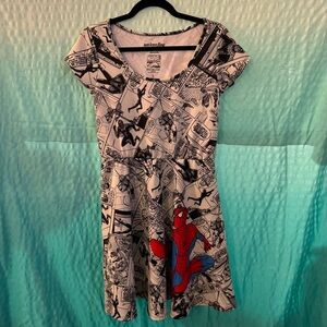 Marvel Comics Spider-Man Dress! Size Large